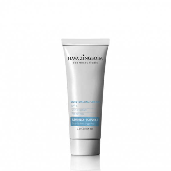 קרם לחות לעור שמן ובעייתי MOISTURIZING CREAM 15 SPF - חוה זינגבוים