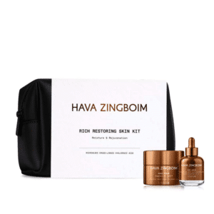 מארז ערכת טיפוח Prophecy Rich Restoring של חוה זינגבוים הכולל סרום וקרם לחות עשיר.