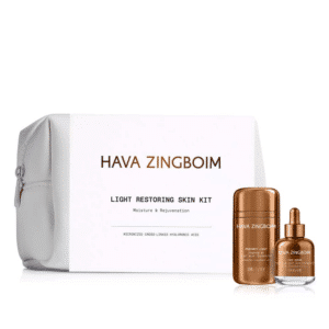 ערכת הטיפוח הקלאסית מסדרת פרופסי של חוה זינגבוים הכוללת סרום וקרם לחות במרקם קליל.